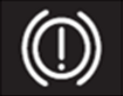 Araç gösterge panelinde el freni göstergesi ikonu