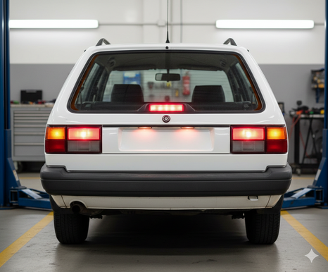 Fren lambası gösterge ikonu