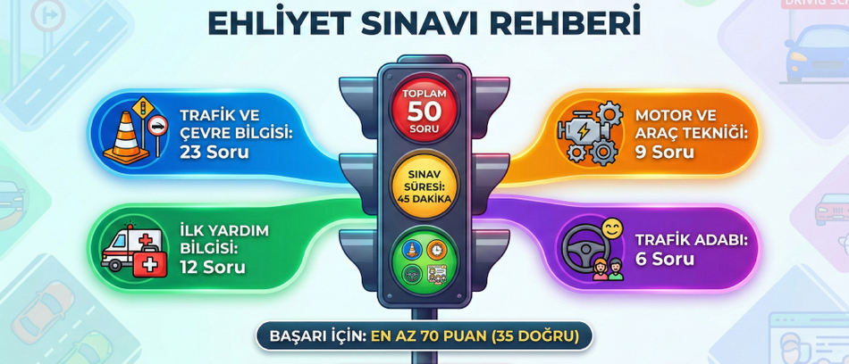 Ehliyet Sınavı Kaç Sorudan Oluşur?